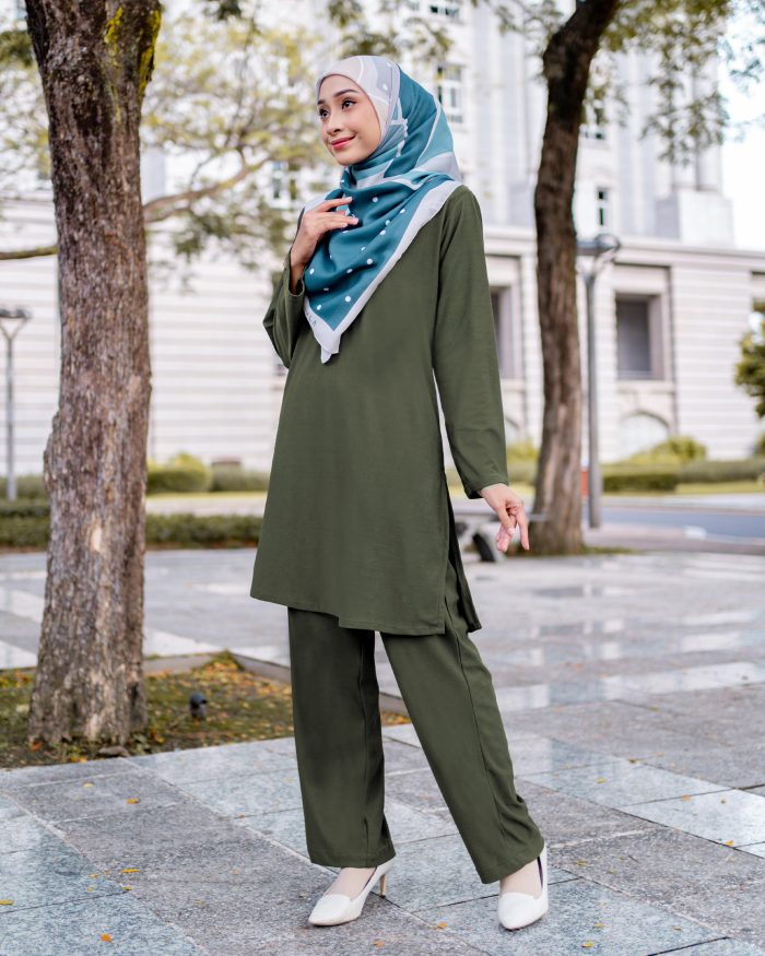 Suit Lubna 3.0 - Army Green - Image 3