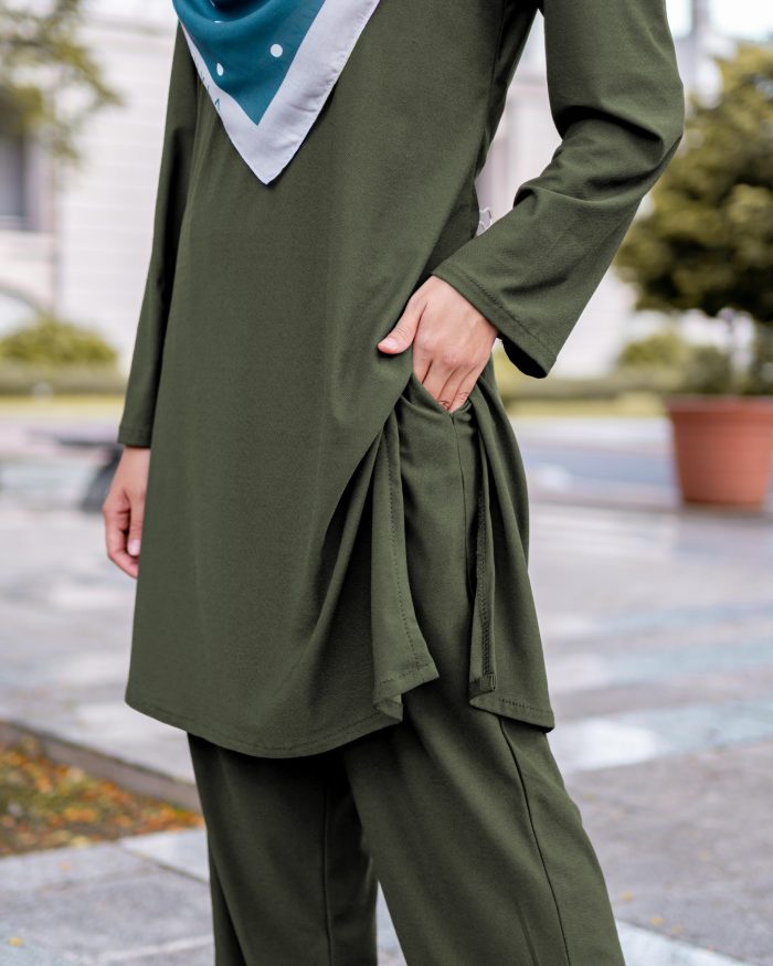 Suit Lubna 3.0 - Army Green - Image 4