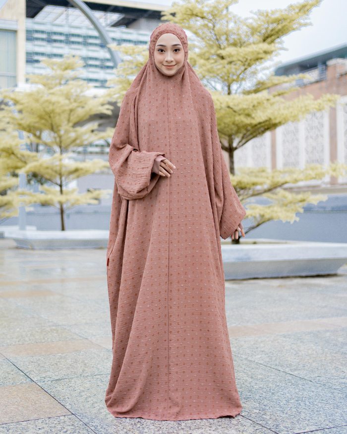Telekung Rafeefa - Sable Brown - Image 2