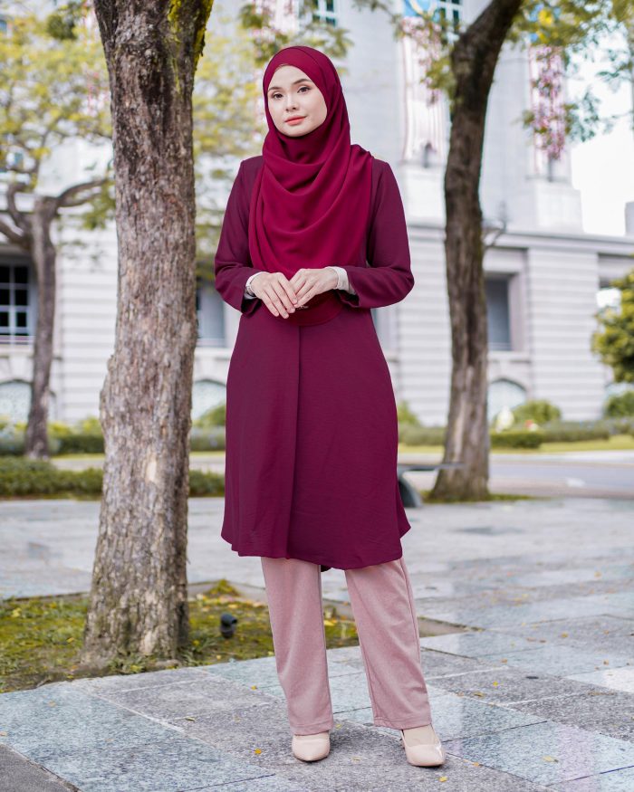 Tunic Rena - Maroon - Image 2