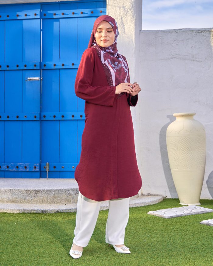 Tunic Rena - Maroon - Image 3
