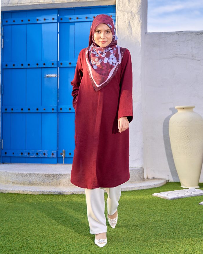 Tunic Rena - Maroon - Image 4