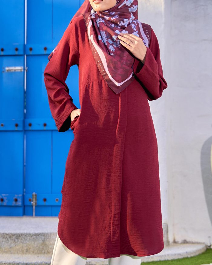 Tunic Rena - Maroon - Image 2