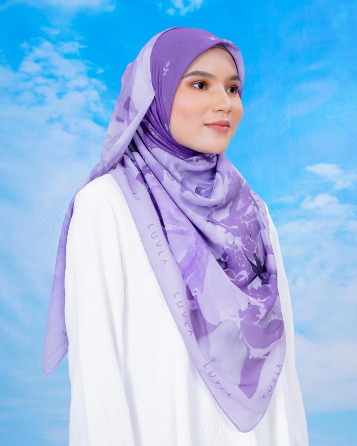 Tudung Bawal Cotton English Garden - Kingcup - Image 3