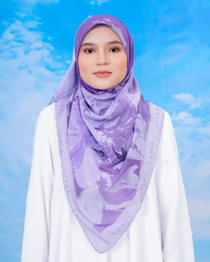 Tudung Bawal Cotton English Garden - Kingcup - Image 2