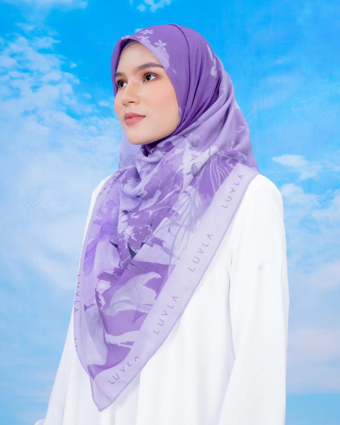 Tudung Bawal Cotton English Garden - Kingcup