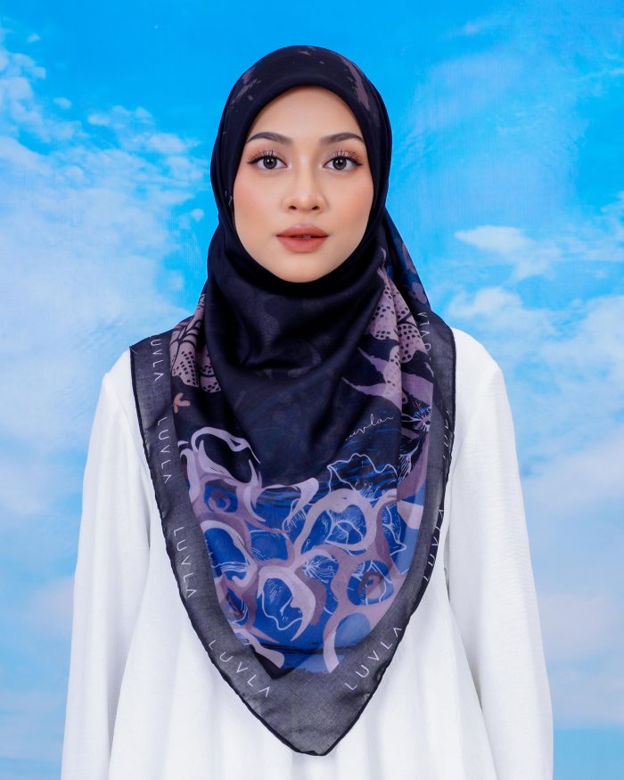 Tudung Bawal Cotton The Royals - Camilla - Image 2