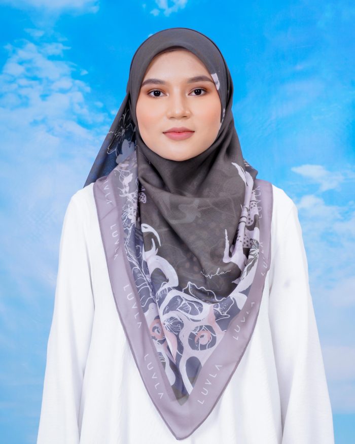 Tudung Bawal Cotton The Royals - Catherine - Image 2