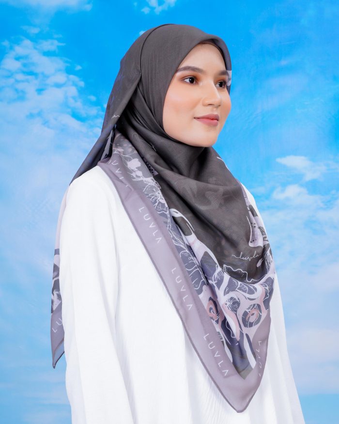Tudung Bawal Cotton The Royals - Catherine