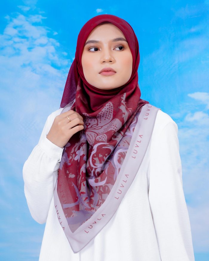 Tudung Bawal Cotton The Royals - Elizabeth - Image 3