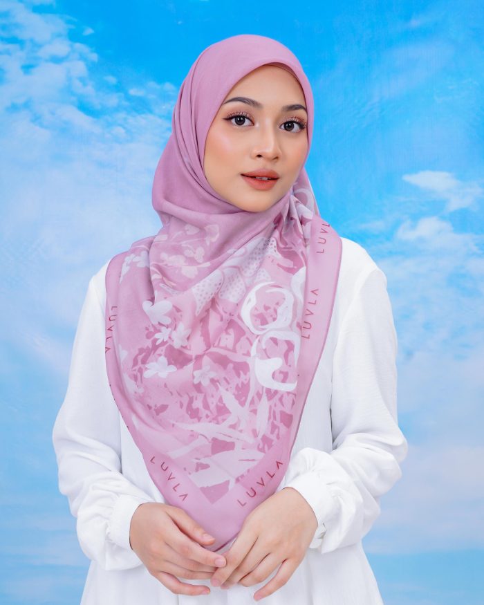 Tudung Bawal Cotton The Royals - Lady Diana - Image 3