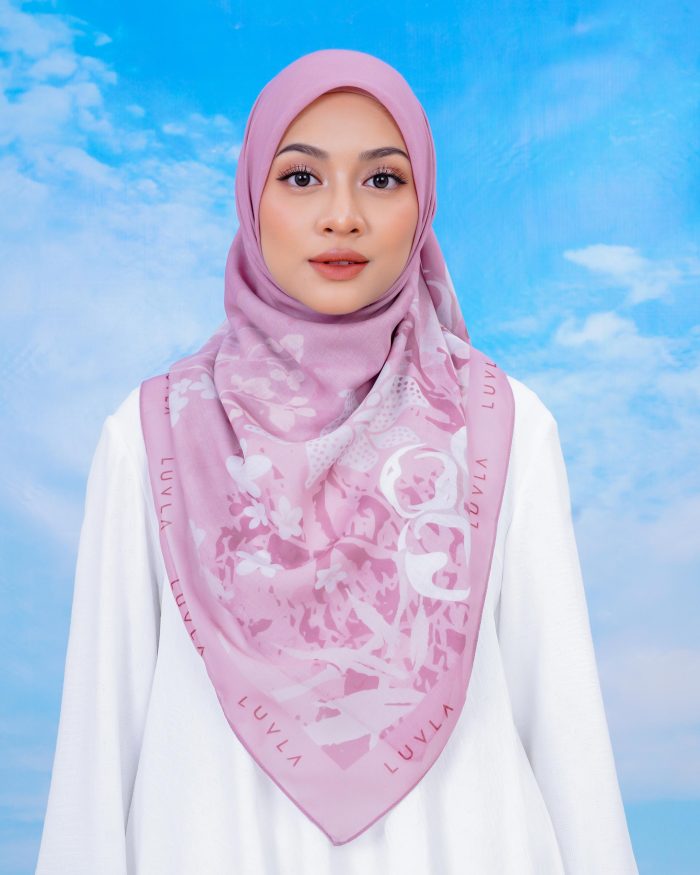 Tudung Bawal Cotton The Royals - Lady Diana - Image 2
