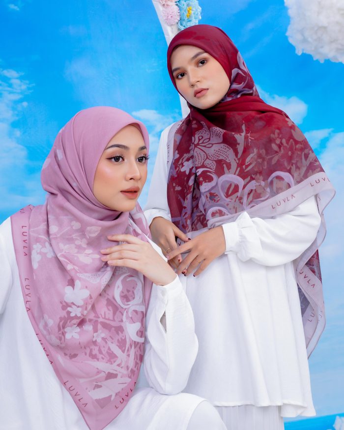 Tudung Bawal Cotton The Royals - Lady Diana - Image 5