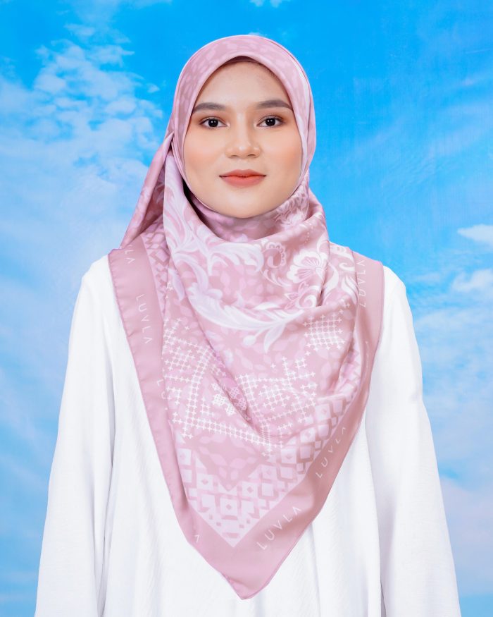 Tudung Bawal Satin Enchanted - Florence Queen - Image 2