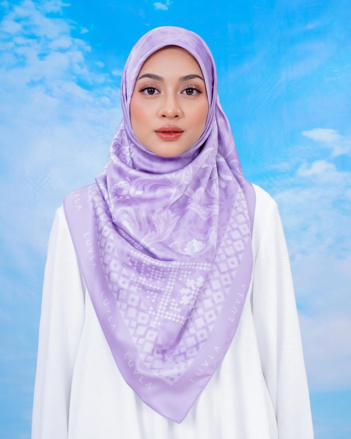 Tudung Bawal Satin Enchanted - Hester Crepe - Image 2