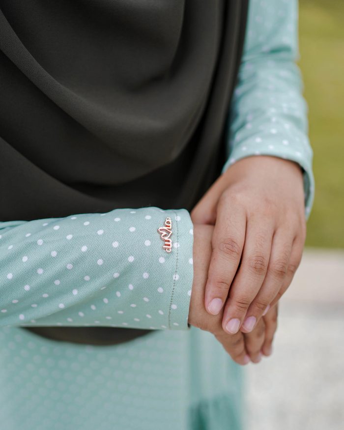 Tunic Ruffle Lendra Printed 2.0 - Polka Minty - Image 4