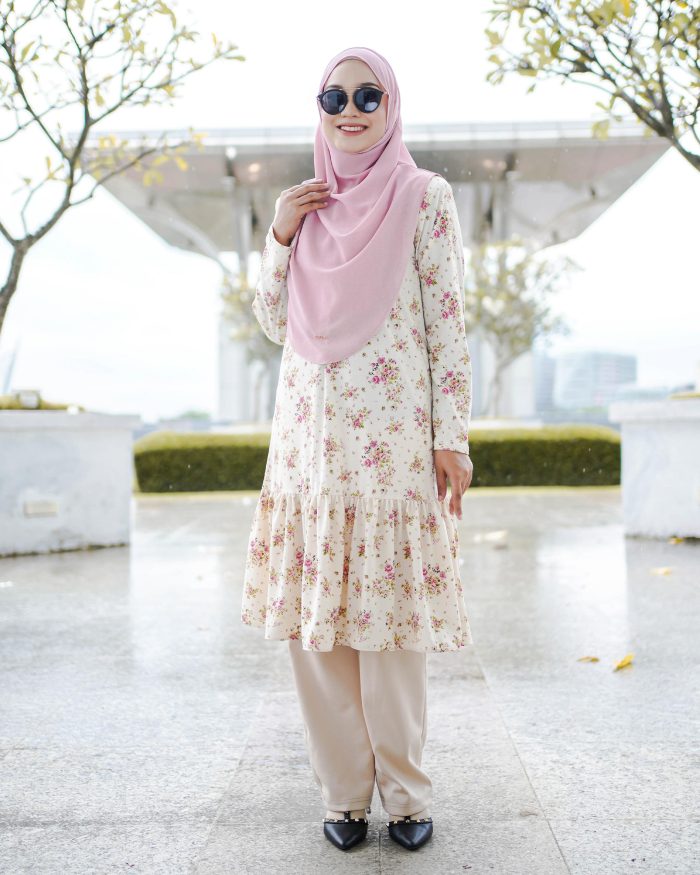 Tunic Ruffle Lendra Printed 2.0 - Vintage Oleander