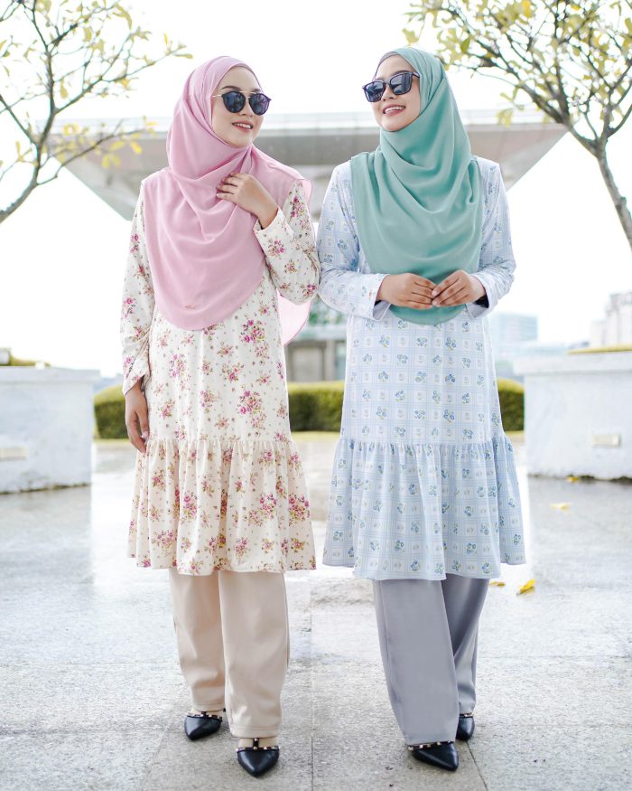 Tunic Ruffle Lendra Printed 2.0 - Vintage Oleander - Image 5