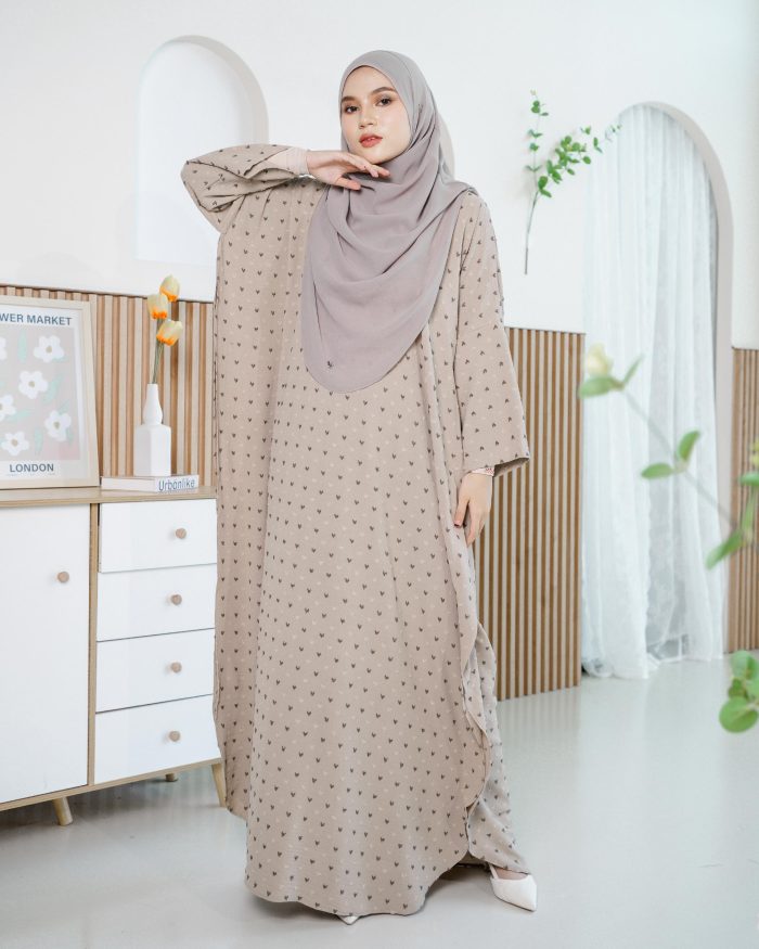 Kaftan Safia - Ash Khaki - Image 3