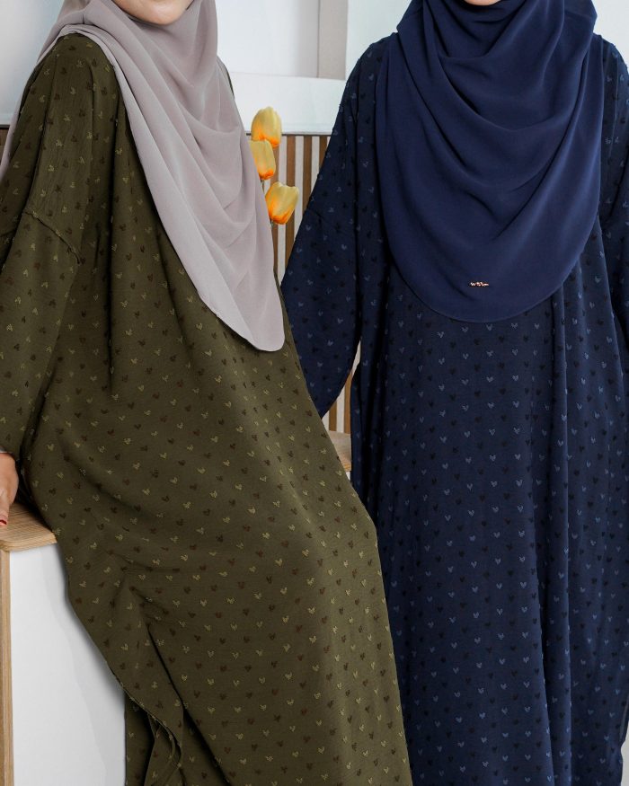 Kaftan Safia - Navy Blue - Image 5