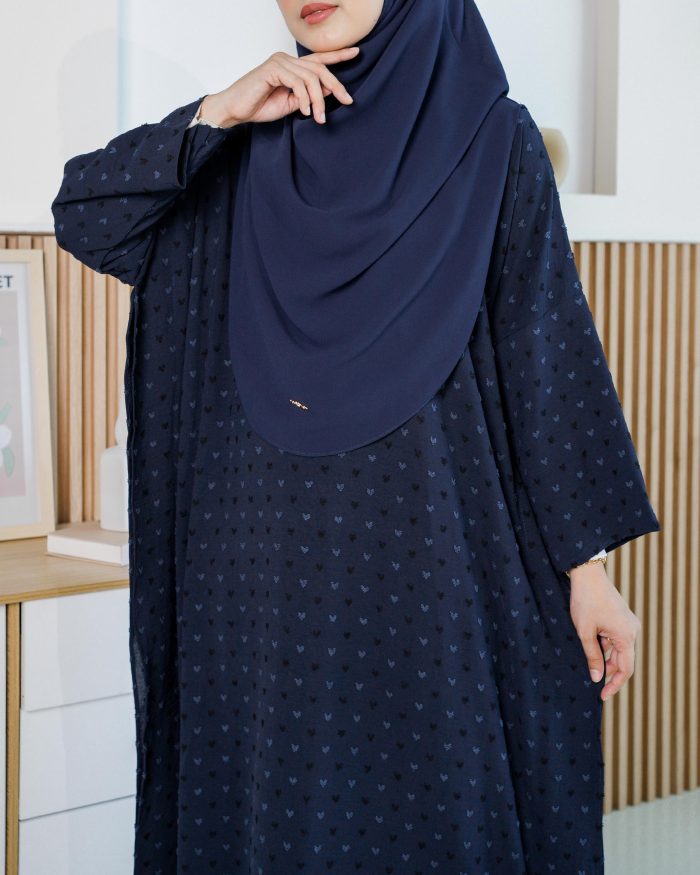 Kaftan Safia - Navy Blue - Image 4