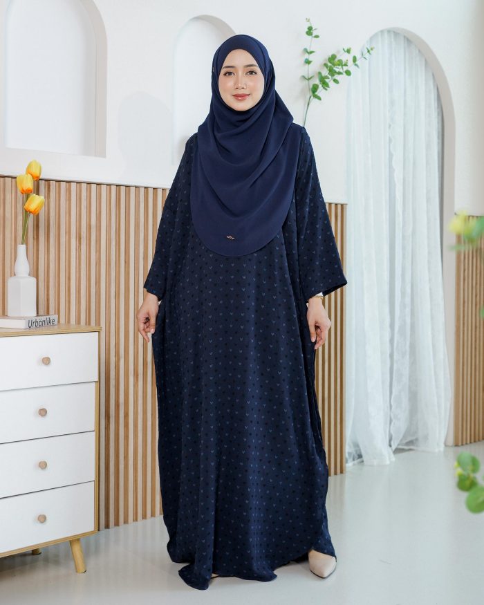 Kaftan Safia - Navy Blue - Image 3