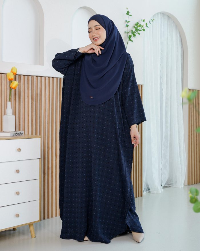Kaftan Safia - Navy Blue - Image 2