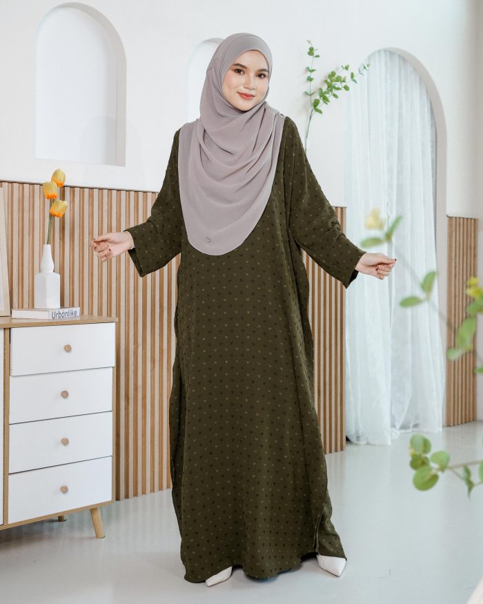 Kaftan Safia - Olive Green - Image 2