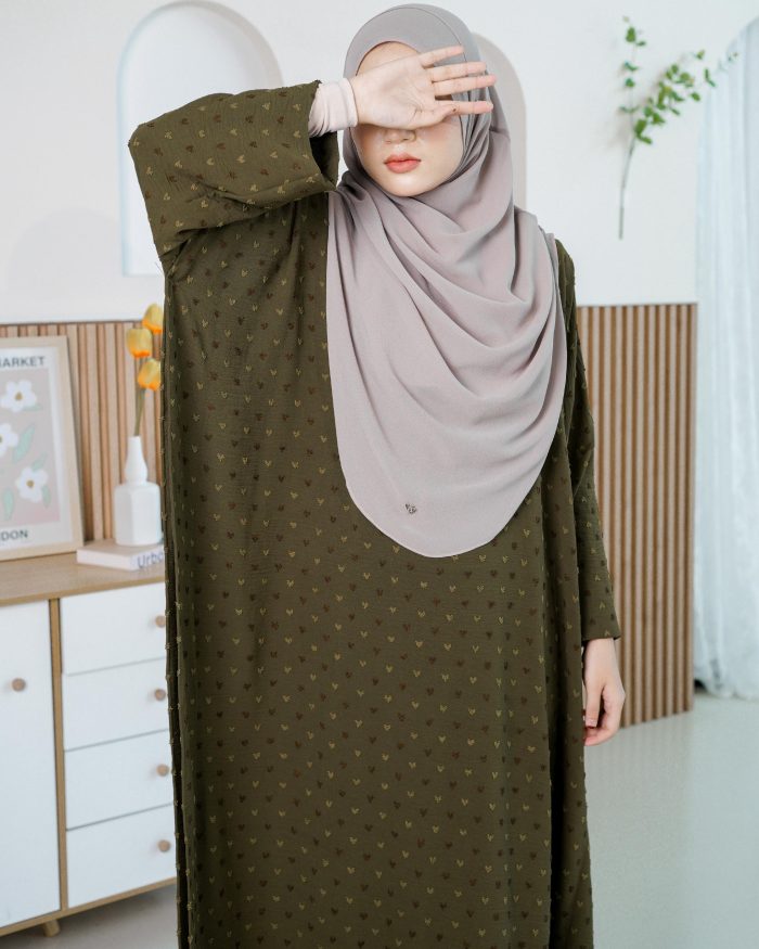 Kaftan Safia - Olive Green - Image 4