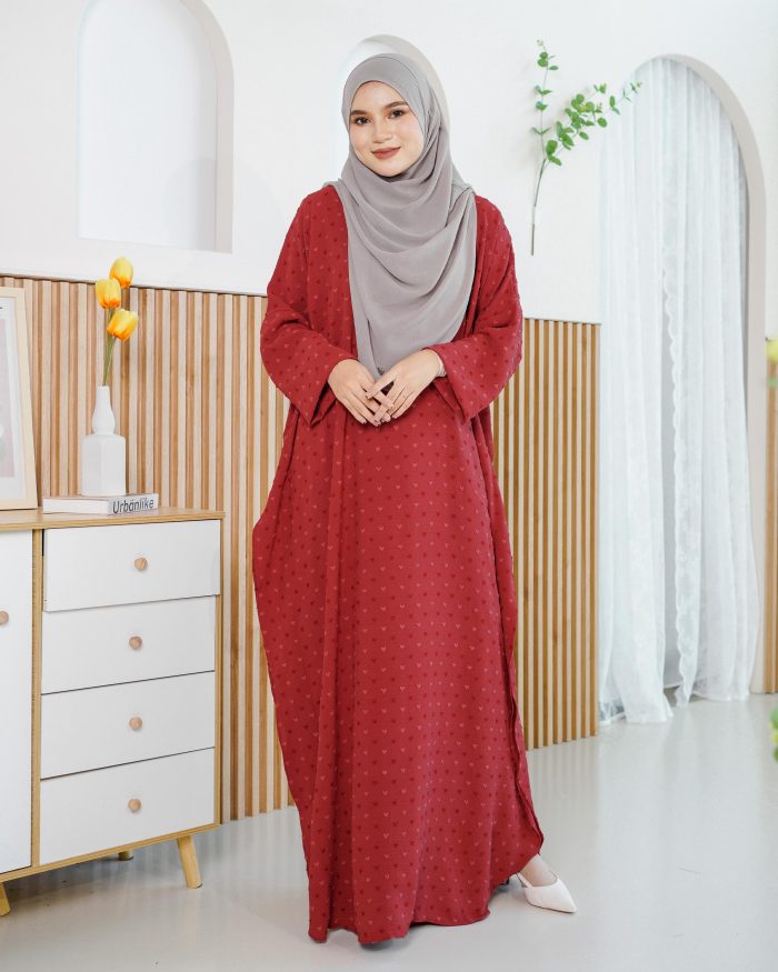 Kaftan Safia - Ruby Red