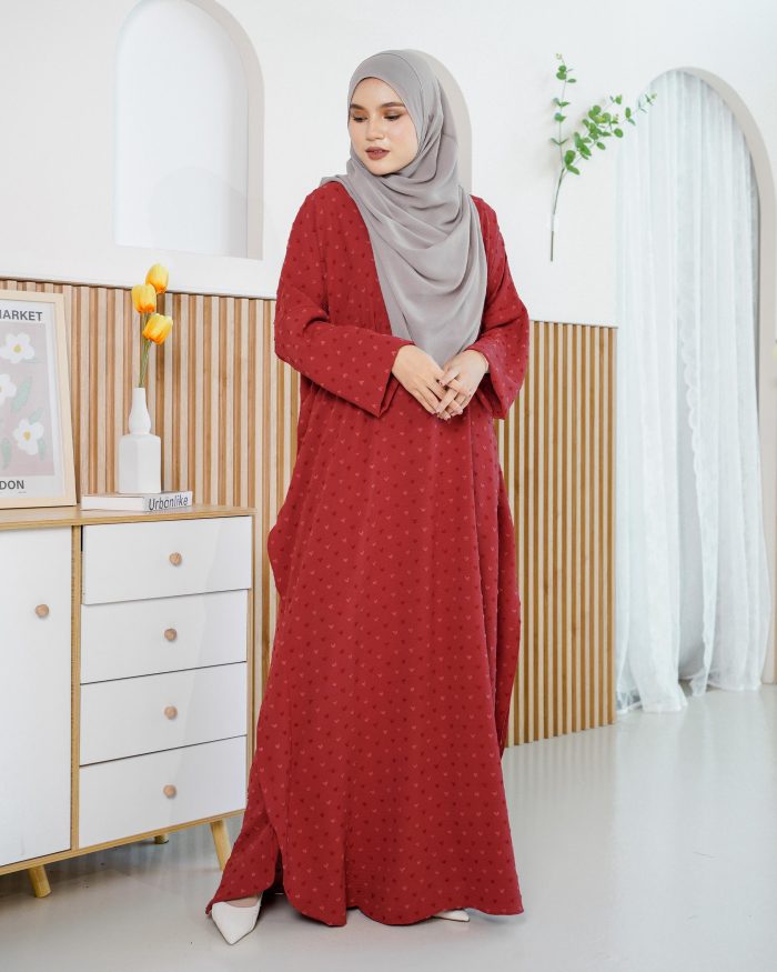 Kaftan Safia - Ruby Red - Image 3