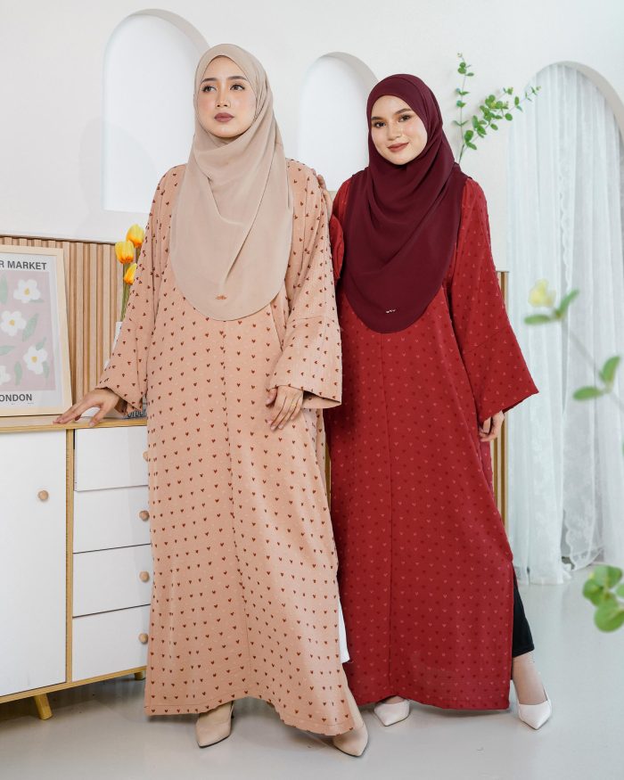 Medi Dress Siera - Maroon - Image 7