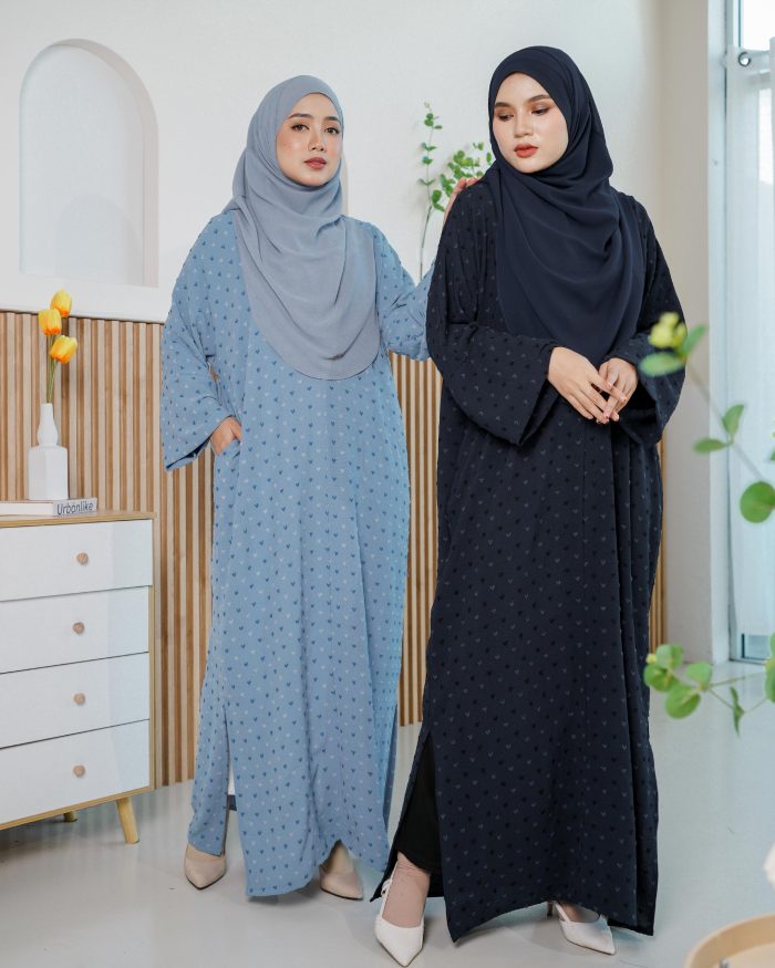 Medi Dress Siera - Navy Blue - Image 8