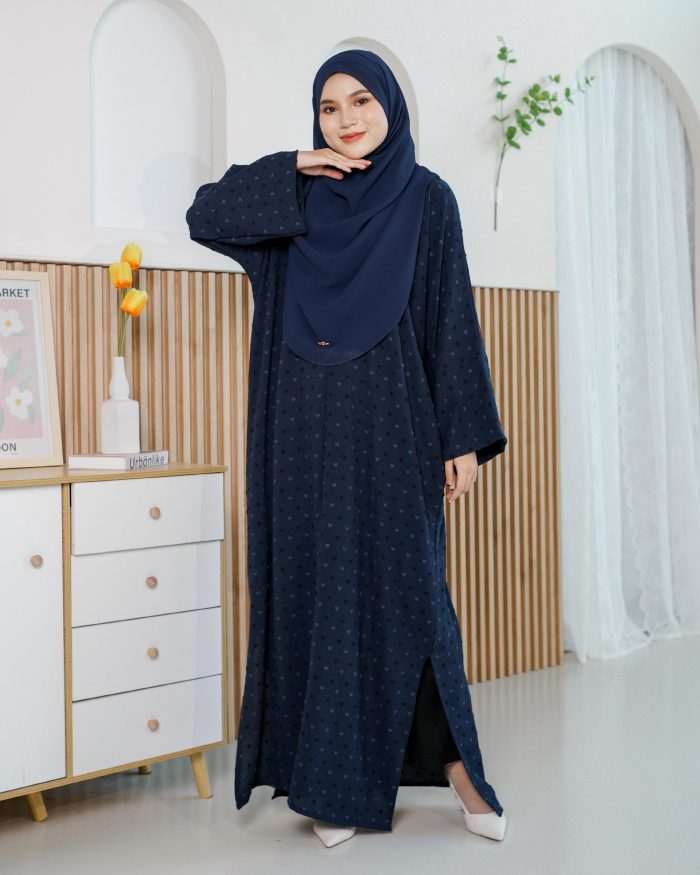 Medi Dress Siera - Navy Blue - Image 3