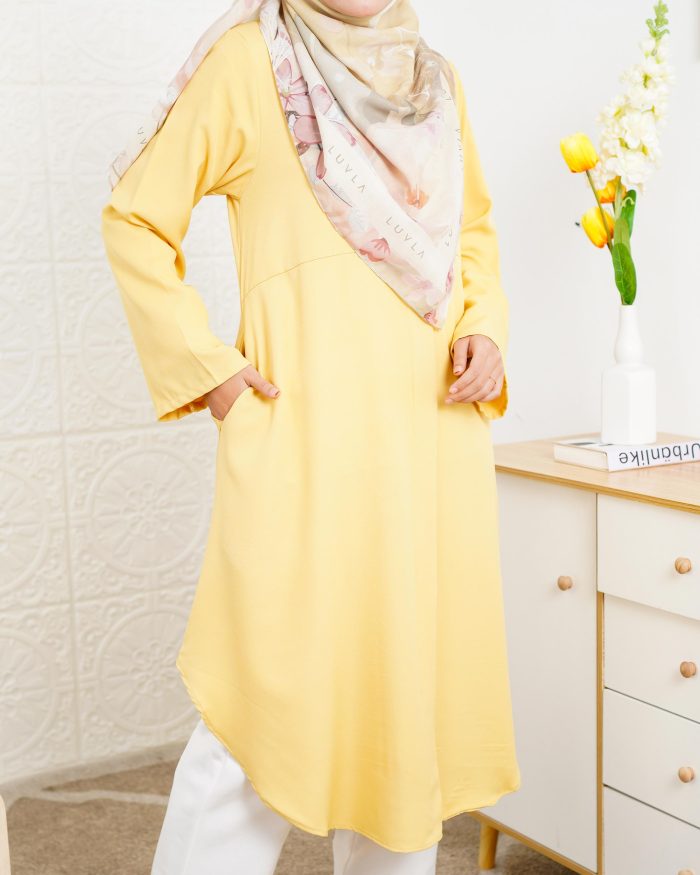 Blouse Sarima - Daffodil Yellow - Image 4