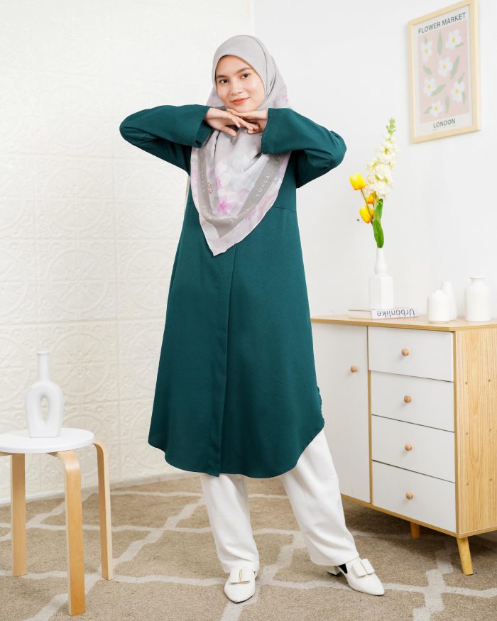 Blouse Sarima - Emerald Green - Image 2