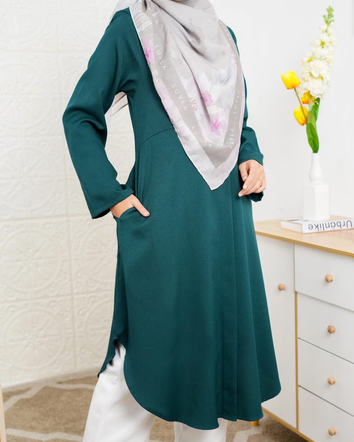 Blouse Sarima - Emerald Green - Image 6