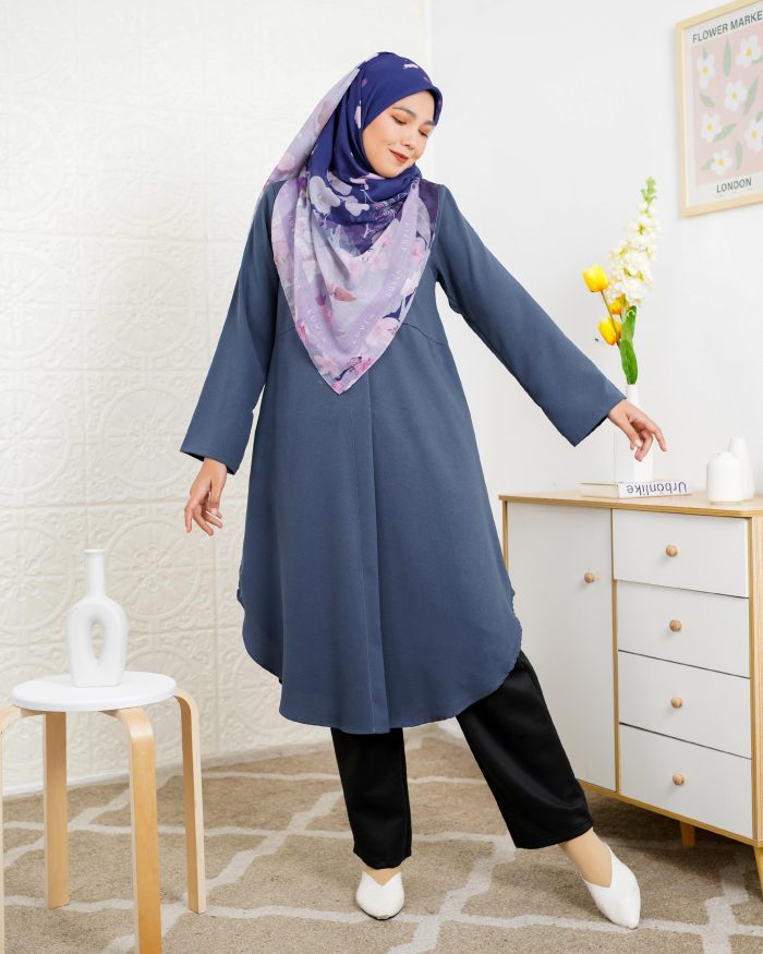 Blouse Sarima - Pebble Blue