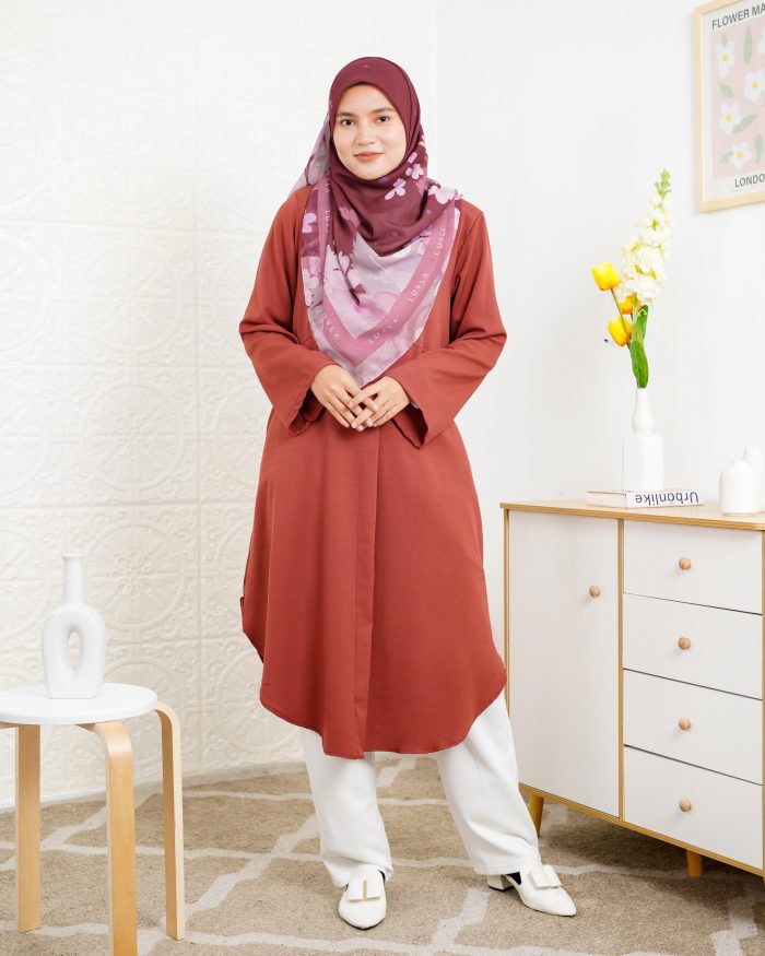 Blouse Sarima - Poppy Red - Image 2