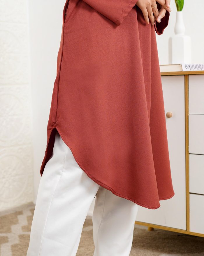 Blouse Sarima - Poppy Red - Image 4