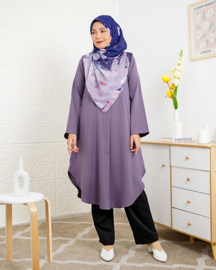 Blouse Sarima - Royal Purple - Image 2