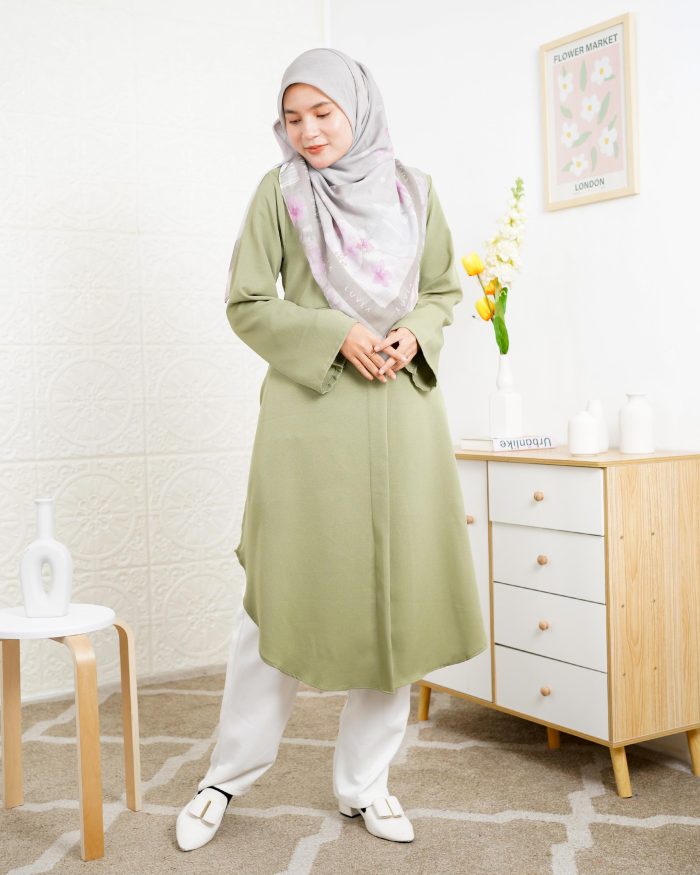 Blouse Sarima - Tea Green - Image 2