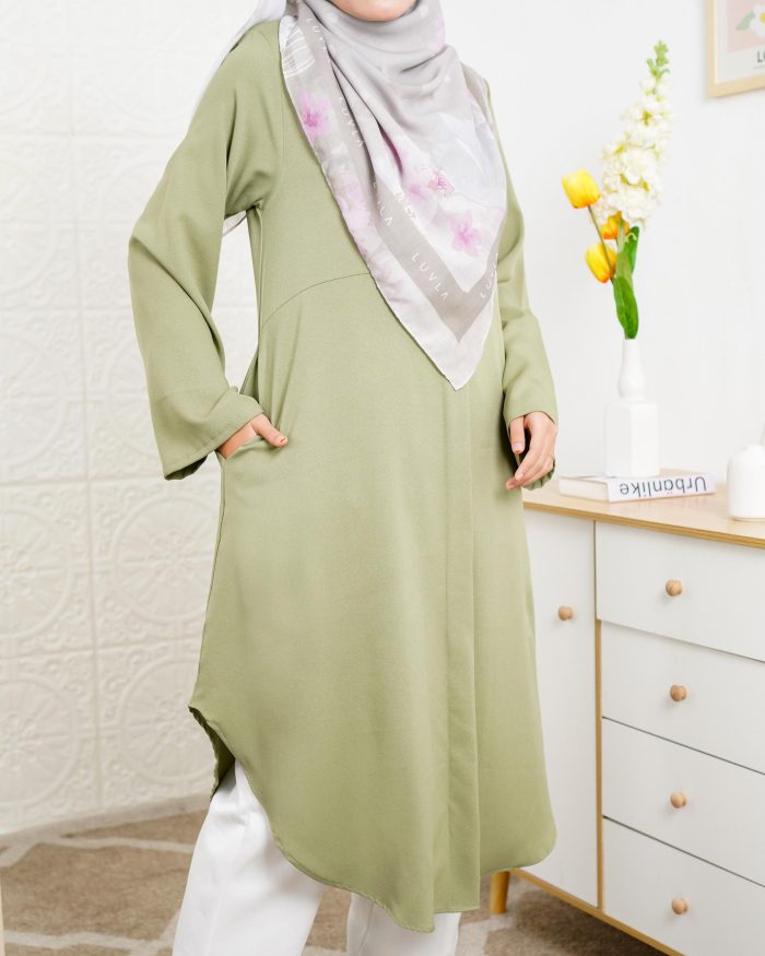 Blouse Sarima - Tea Green - Image 4
