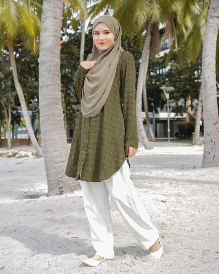 Blouse Syaza - Olive Green