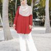 Blouse Syaza - Ruby Red
