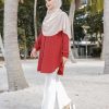 Blouse Syaza - Ruby Red - Image 3