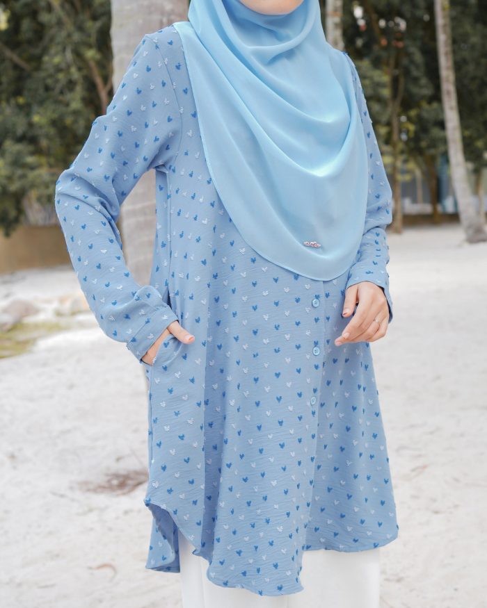 Blouse Syaza - Sky Blue - Image 4