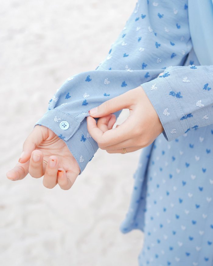 Blouse Syaza - Sky Blue - Image 7