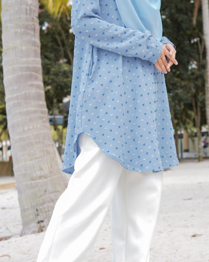 Blouse Syaza - Sky Blue - Image 6