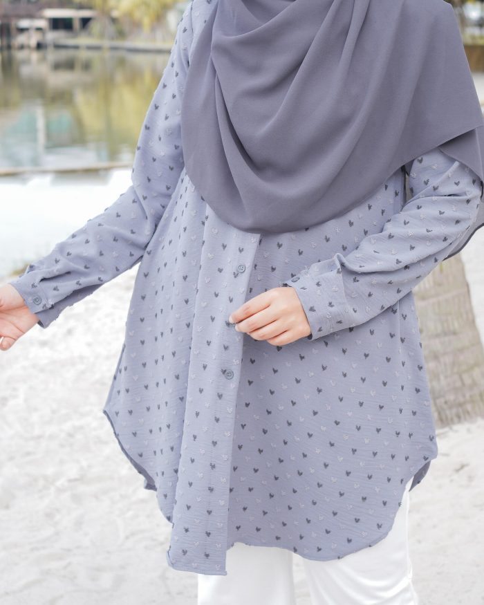 Blouse Syaza - Spruce Grey - Image 7